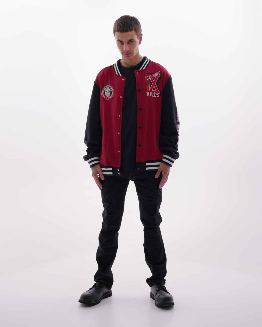 Ice Nine Kills Horrorwood Varsity ジャケットM Ice Nine Kills Horrorwood Varsity Jacket | Hot Topic
