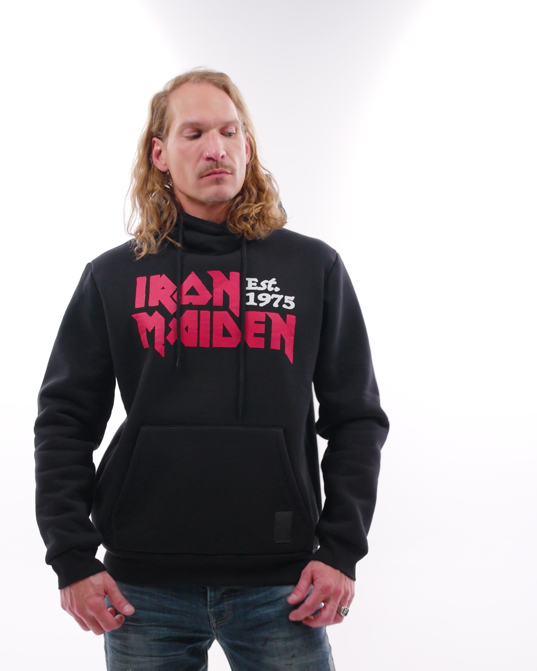 Felpa Con Cappuccio Iron Maiden The Book Of Souls Eddie – Nero – Taglia 3XL